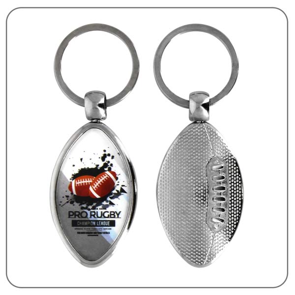 Porte clés publicitaires Foot et Rugby - Porte-clé personalisé